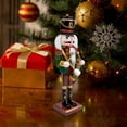 thumbnail image 3 of Christmas Desktop Nutcracker Wooden Nutcracker Ornament Xmas Tabletop Nutcracker, 3 of 9