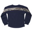 thumbnail image 3 of Girls Youth Gameday Couture  Navy Spelman College Jaguars Guess Who's Back Long Sleeve T-Shirt, 3 of 3