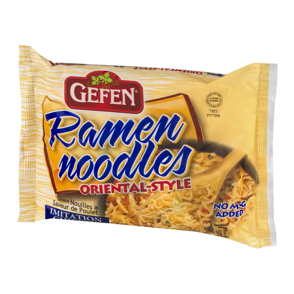 Gefen Oriental Style Chicken Flavor Ramen Noodles, 3 oz, Pack of 24