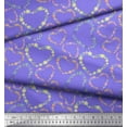 thumbnail image 2 of Soimoi Cotton Voile Fabric Floral & Heart Decor Fabric Printed Yard 56 Inch Wide, 2 of 3