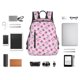 thumbnail image 4 of Balery Cherry Strawberry Mochila ligera para hombre y mujer: duradera e impermeable, ideal para la escuela, el trabajo, viajes y uso diario., 4 of 7