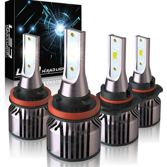 LED Combo CSP Headlight Kit Bulbs Hi Low Beam 4X for 2015-2020 Honda CR-V