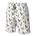 thumbnail image 4 of Balery Farm Roosters Traje de Baño Estilo Hawaiano para Hombre, Shorts de Secado Rápido con Bolsillos-X-Large, 4 of 6