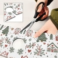 thumbnail image 6 of Yayeee Faucet Mat for Kitchen Sink 30" Diatomite Long Splash Guard Pad, White Nordic Christmas House, 2 Pack, 6 of 7