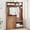 Walnut, variant on WARAYZ Hall Tree with Bench & Shoe Storage, 4-in-1 Entryway Organizer, 77.9", Modern Rustic, Walnut