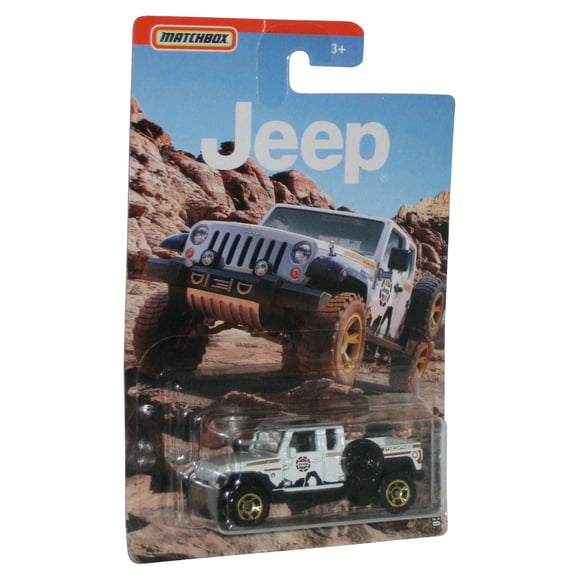 Matchbox '05 Jeep Gladiator (2019) White Metal Toy Truck Car