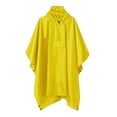 thumbnail image 1 of Poncho de lluvia Sharpla con capucha para adultos impermeable ligero unisex Amarillo, 1 of 6