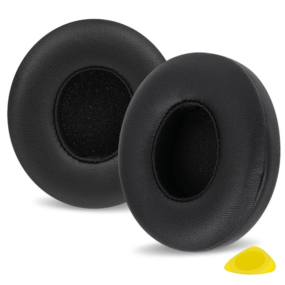 Linkidea Replacement Ear Pads for Beats Solo 4 Wireless On-Ear Headphones, Ear Cushions (Protein Leather / Black)