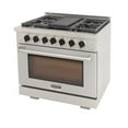 thumbnail image 2 of Kucht Professional 36" Stainless Steel Propane Gas Range w/Black Knob in Silver, 2 of 10