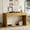 Natural, variant on EUROCO 55" Long Console Table,Curved Entryway Table with 2 Storage Drawers,Farmhouse Wood Sofa Table Behind Couch for Living Room, Entrance, Hallway,Natural