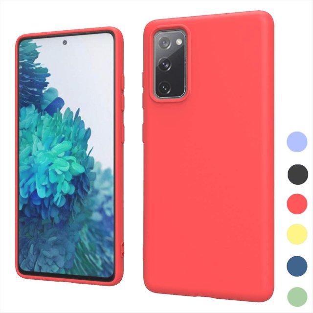 Funda de protección contra caídas de silicona líquida para Samsung Galaxy S20 Fe 5g Sincero Hogar