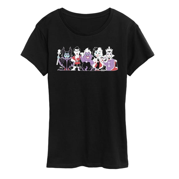 Disney - Cute Villains - Women's Short Sleeve Graphic T-Shirt