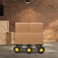 thumbnail image 4 of Heavy Duty 6-Wheel Dolly, 1200 Lbs Capacity, All-Terrain Furniture Mover, 4 of 13