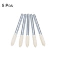 thumbnail image 4 of Puntos montados de fieltro de lana de 3 mm, ruedas de pulido cónicas, cabezal de molienda con vástago de 1/8 de pulgada para herramienta rotativa, 5 piezas, 4 of 4
