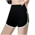 thumbnail image 1 of Discount Bonanza,Yoga Base Shorts, Solid Color, Breathable, Quick-Dry, High-Waisted, for Women, Workout, Exercise, Compression Fit Trendy Style|Polyester,Black,Sopatenor, 1 of 5