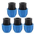 thumbnail image 4 of 5PCS Plumbing Fittings Water Pipe Quick Connector Coupling Kit With Female Thread, PE Plastic For PPR, PE, PVC Pipes, High Performance, Pressure, 4 of 8