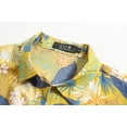 thumbnail image 3 of SSLR Mens Casual Button Down Shirts Short Sleeve Aloha Hawaiian Shirts, 3 of 7