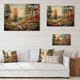 thumbnail image 4 of Designart "Pine Tree Autumn III" Tree Pine Print on Natural Pine Wood, 4 of 5