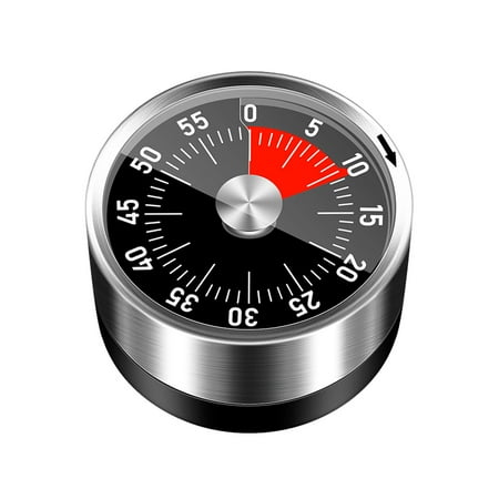 

Younar Stainless Steel Kitchen Timer | Portable Kitchen Visual Timer | with Magnet and Clear Dial for Kids and Adults Study Baking Cooking Steaming Barbecue