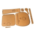 thumbnail image 3 of 7Pcs Leather Stencils Patterns Bag Templates Bag Template Ruler for Purse Making Kraft Paper, 3 of 9
