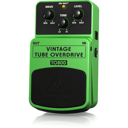 Behringer VINTAGE TUBE OVERDRIVE TO800 Vintage Tube-Sound Overdrive Effects Pedal