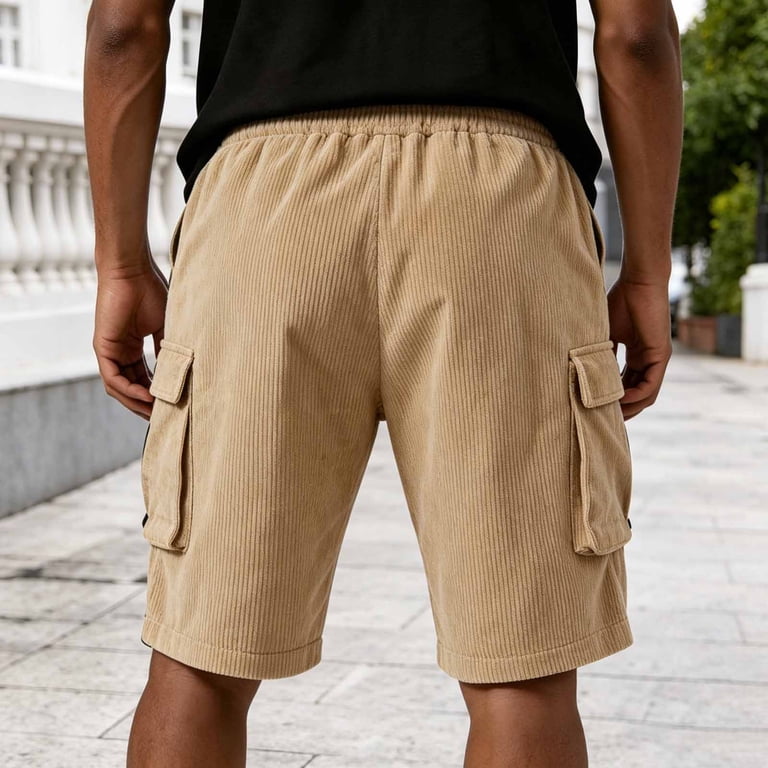 パンツ kashiko Belted Pocket Shorts KeShDi Cargo Shorts Basketball Shorts for Men Casual Loose Casual