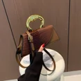 thumbnail image 3 of Bolsos de hombro de piel de cocodrilo sólida de lujo ligeros, bolso de estilo de diseñador con nueva personalidad, bolsos cruzados de mano de alta calidad 2024 para mujeres, 3 of 5