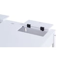 thumbnail image 2 of Memomad Bali Modern Home Office Desk with Drawers and Smart Storage (47in Width, White Wood), 2 of 7