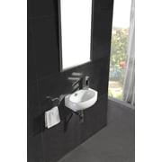 Fine Fixtures Wall Hung Sink 16.5 X 11 Vitreous China, White