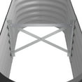 thumbnail image 5 of vidaXL Garden Raised Bed Powder-coated Steel 130.7"x15.7"x26.8" Anthracite, 5 of 5