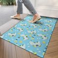 thumbnail image 4 of LightBlue Cartoon Dinosaurs Pattern Door Rugs,Washable Non Slip Door Mats Indoor,Decorative Door Mats,Entry Mat Indoor for Entrance,Bedroom,Kitchen,Bathroom,17"x30", 4 of 6