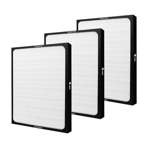 Blueair 200 and 300 Series Particle Filter Replacement. Fits Models 201, 203, 205, 215B, 250E, 270E, and 303, 3 Packs