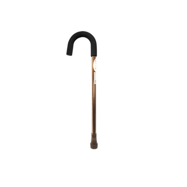 Bastón Curvo Speedy Tubo Aluminio Color Bronce SPB7509