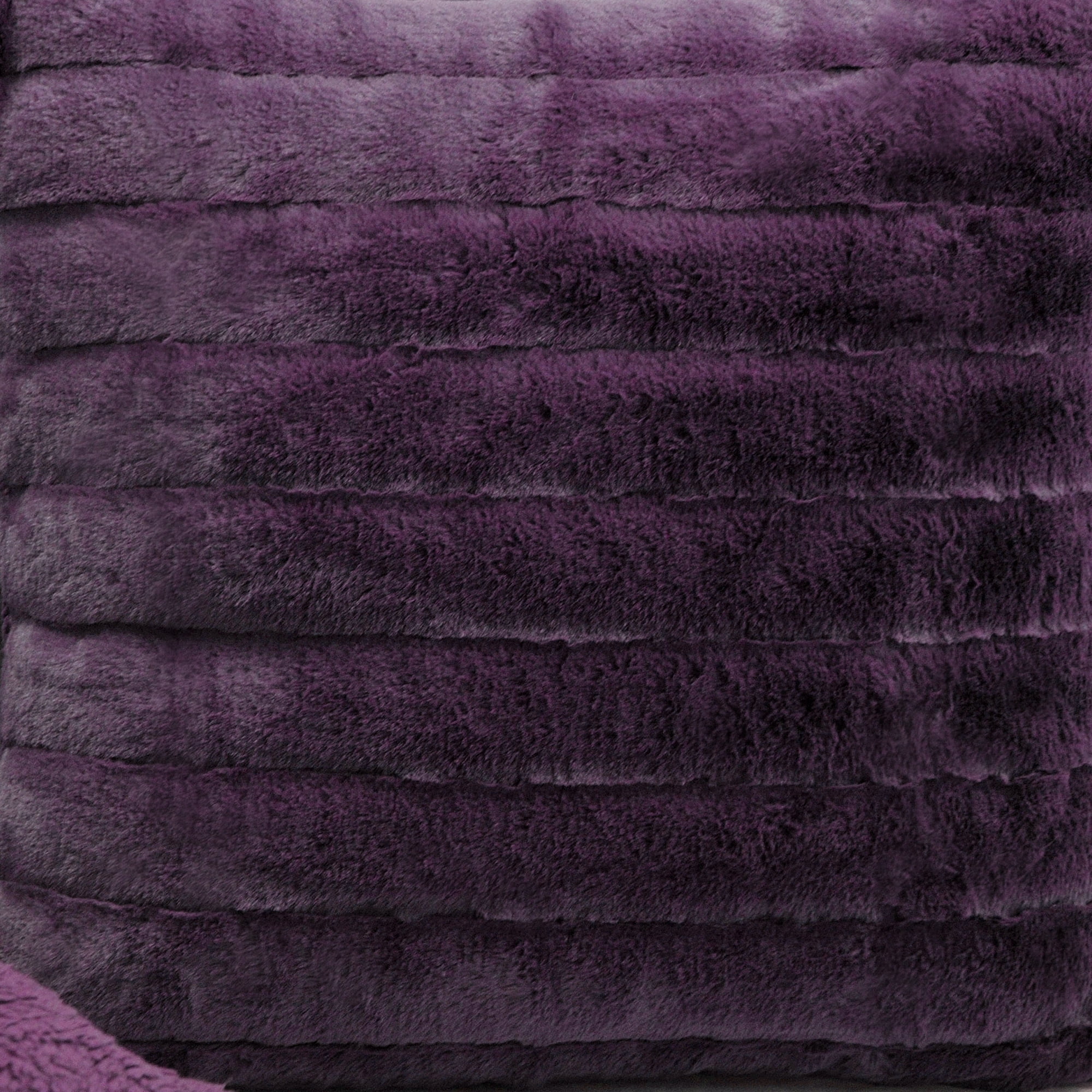 Home Soft Things Super Soft Decorative Pillow Covers, Set of 4, 20x20 inches, Blackberry