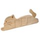 thumbnail image 2 of Soporte para fotos con temática de gatos, adorno decorativo de madera, fácil de instalar, soporte para regalos, Gato mentiroso, 2 of 9