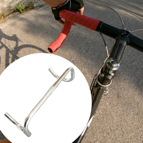 lacooooppia Road Bike Bar Accessory Lightweight Component Drop Bar Handlebar Replacement