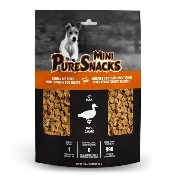 Mini-PureSnacks Air Dried Duck Trainers, 396g, 396g | 13.9oz