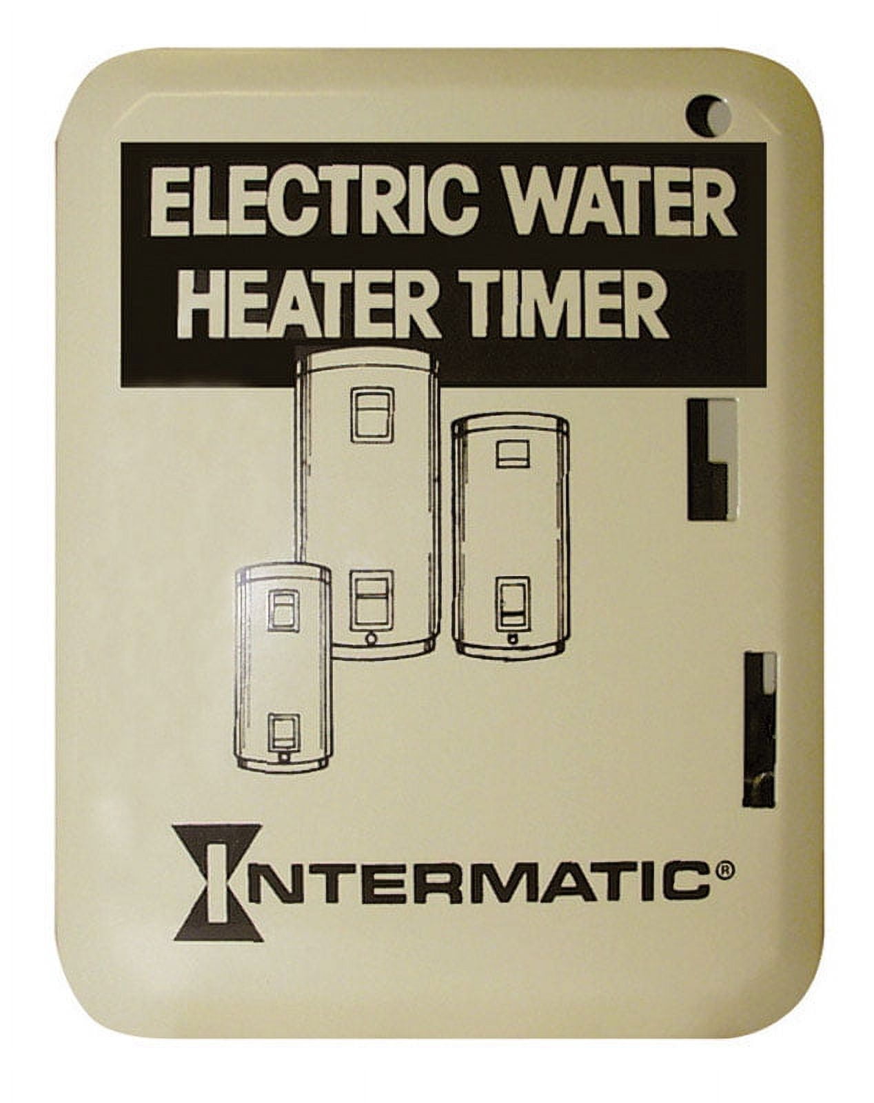 Intermatic Indoor Electric Water Heater Timer 250 volt Ivory