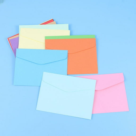 Raindrops 70Pcs Reusable Assorted Color Envelopes for Festive Atmosphere 4.5 x 3.1 in