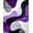 Purple Grey White Black, Pattern 4, variant on ODIKA 8'x10' Modern Abstract Swirls Washable Area Rug Non-Slip Chair-Friendly Mat for Dining Room, Large Office, Lounge