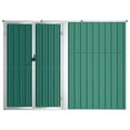 thumbnail image 4 of vidaXL Tool Shed Outdoor Storage Shed with Lockable Door Galvanized Steel, 4 of 6