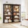 thumbnail image 7 of Tribesigns 6-Tier Bookcase, 71 Inches Industrial Bookshelves and Bookcases, Floor Standing 5 Shelf Display Storage Shelves Tall Bookcase for Home Office, Living Room, Bed Room, 7 of 7