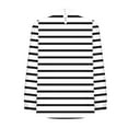 thumbnail image 5 of Riecok Striped Shirts for Women Long Sleeve Crewneck Pullover Button down Pleated Tunic Tops Dressy Work Blouses, 5 of 6