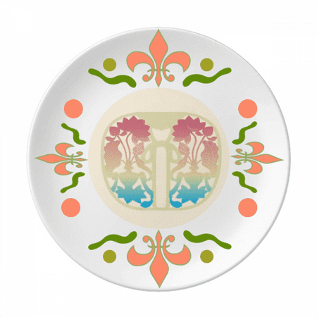 

Painting Colorful Yellow Flower Flower Ceramics Plate Tableware Dinner Dish