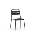 thumbnail image 1 of Set of 4 Gray Stacking Aluminum Armless Chairs, 1 of 1