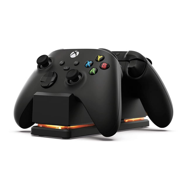 Estación de carga dual Power A con pilas recargables para Xbox One Xbox Series color negro