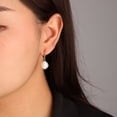 thumbnail image 3 of Baroque Pearl Earrings Dangle Ear Studs Earrings For Women Jewelry Gift for Wife Girlfriend Mother, Gold, 3 of 4