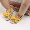 thumbnail image 2 of Infant Baby Girls Sandals Soft Sole T-Strap Toddler Flats First Walkers Summer Shoes, 2 of 7