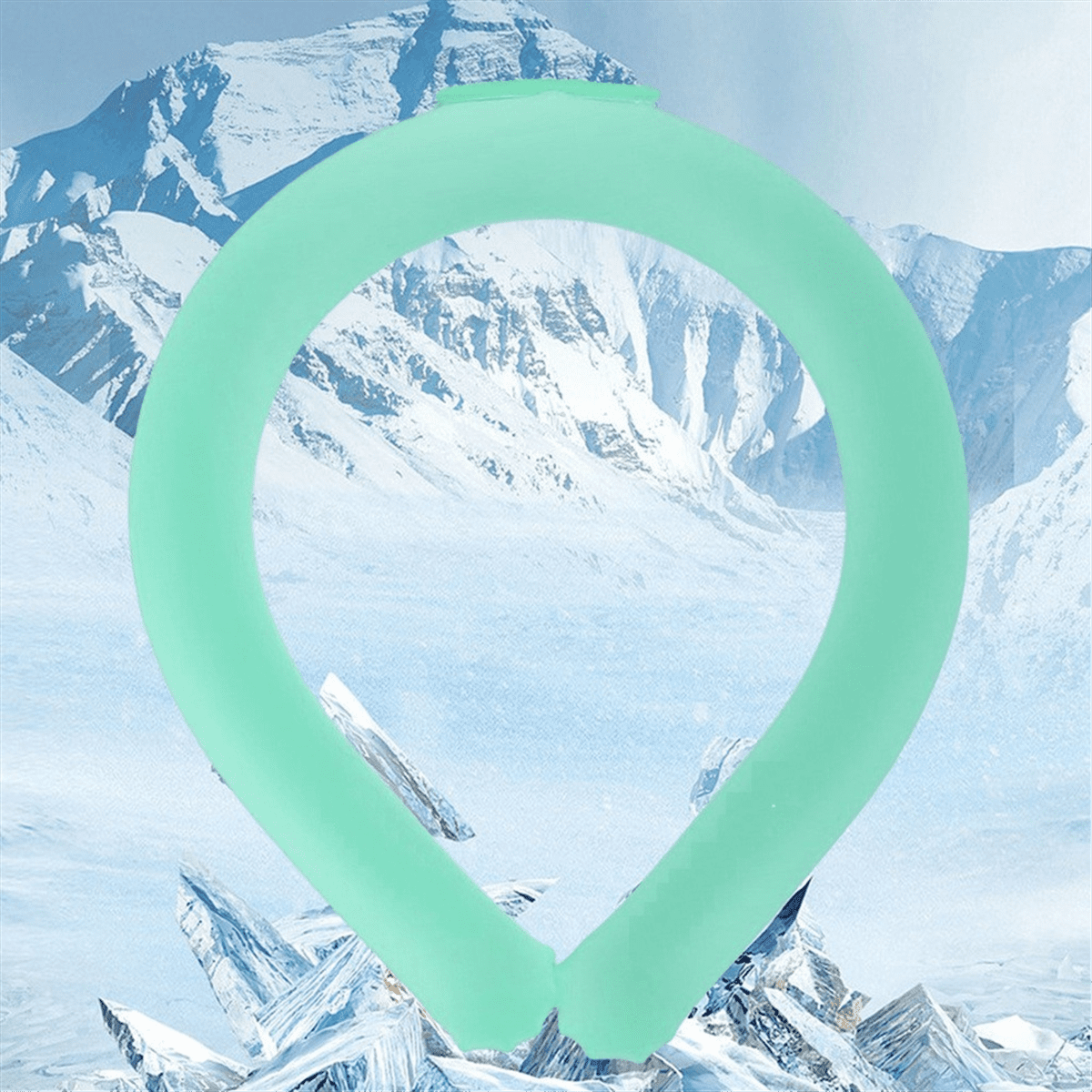 Ice Ring, Neck Pack, Cooling Tube, Reusable Wearable Cooler for Hot Summer Weather Indoor and Outdoor
