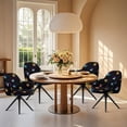thumbnail image 4 of Whosucclay Colorful Dog Paw Print Curved Back Bar Stool Slipcovers with Arms, Anti Wrinkle Bar Chair Slipcovers Bar Stool Cover Swivel Chair Protector for Counter Kitchen Dining Room, 4 of 7
